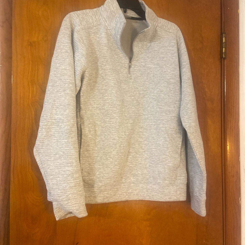 NWOT🔥Dicks Men's Light Gray Zip-Up Sweater